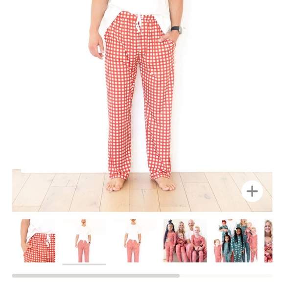 COZY - CANDY CANE GINGHAM | MEN'S PANTS - Picture 4 of 4